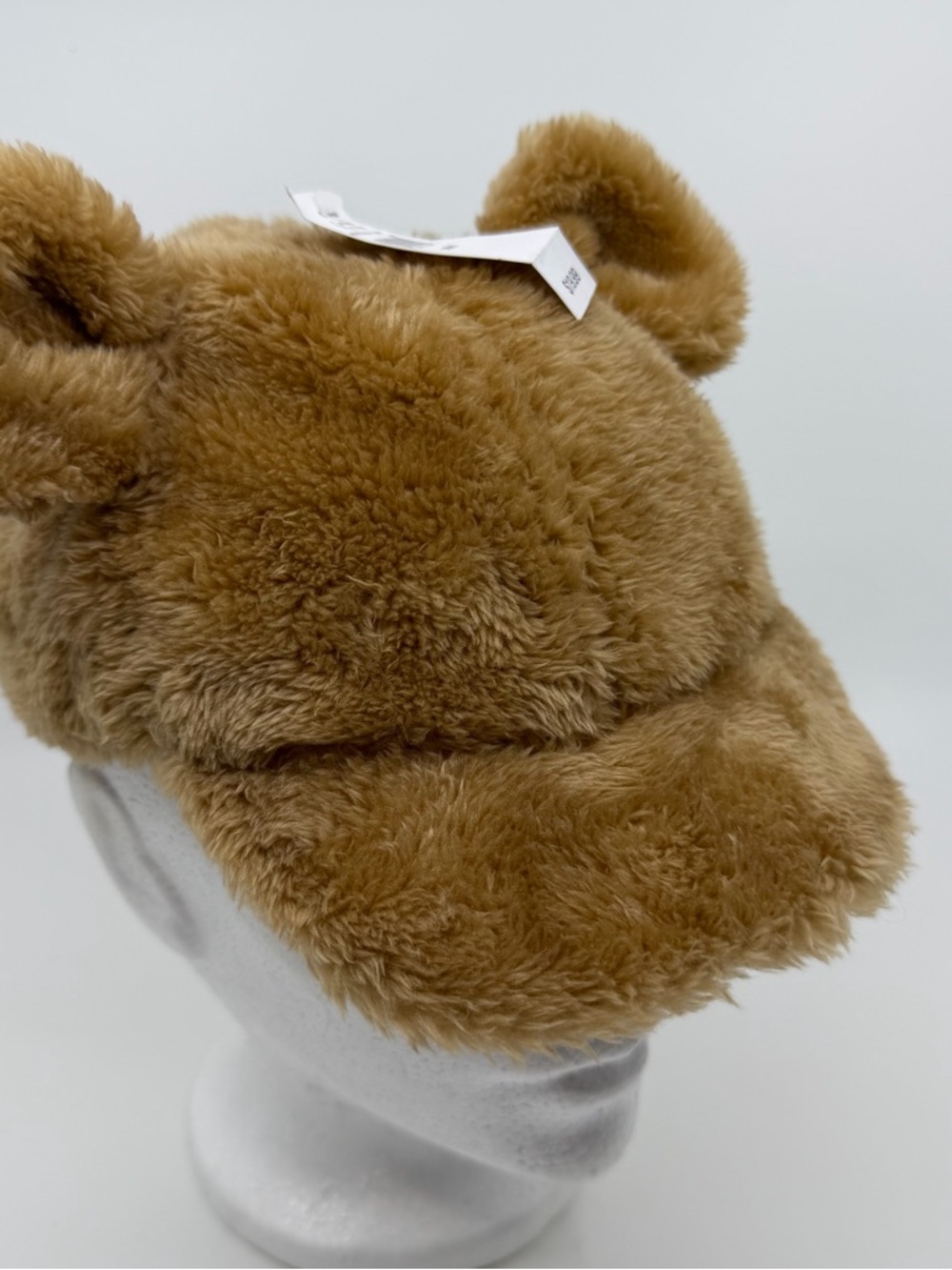 Baby Gap Teddy Bear Faux Fur Winter Hat XS/S 12-24M Brown